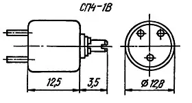СП4-1В 0.25Вт 33 кОм фото 3