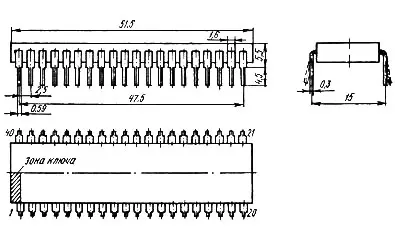 КР1820ВЕ1 микросхема фото 2 КР1820ВЕ1 микросхема фото 2