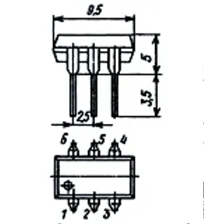 АОУ163Б оптопара симисторная фото 3