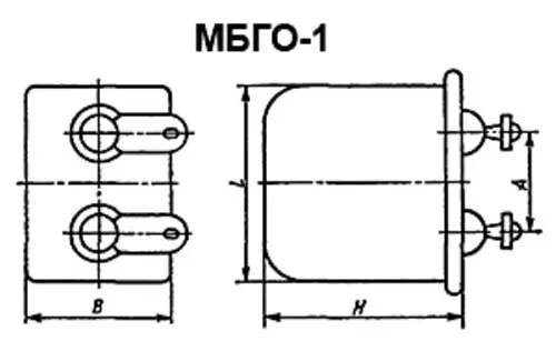 МБГО-1 300в 10 мкф фото 3