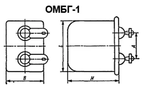 ОМБГ-1 160в 2 мкф фото 3 ОМБГ-1 160в 2 мкф фото 3