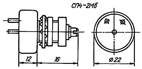 СП4-2МБ 1Вт 6.8 кОм фото 3 СП4-2МБ 1Вт 6.8 кОм фото 3