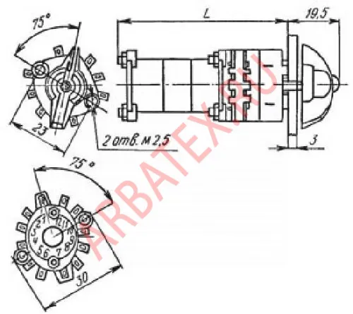 П2Г3-6П4Н переключатель фото 2 П2Г3-6П4Н переключатель фото 2