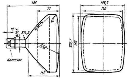 23ЛК9Б электронно-лучевая трубка фото 3 23ЛК9Б электронно-лучевая трубка фото 3